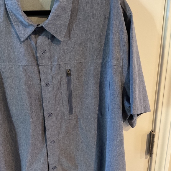 Zelos Short Sleeve Hybrid Shirt - XXL - Blue Eve - Picture 3 of 6
